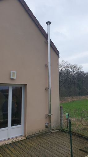 installation système de chauffage au poêle